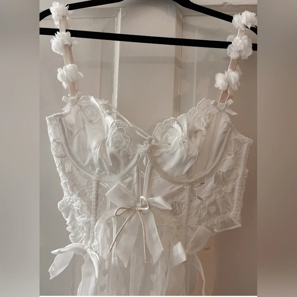 For Love And Lemons Amore Maxi Slip Dress - Picture 6 of 8